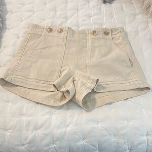Women's Cream Shorts Size 26 NWOT